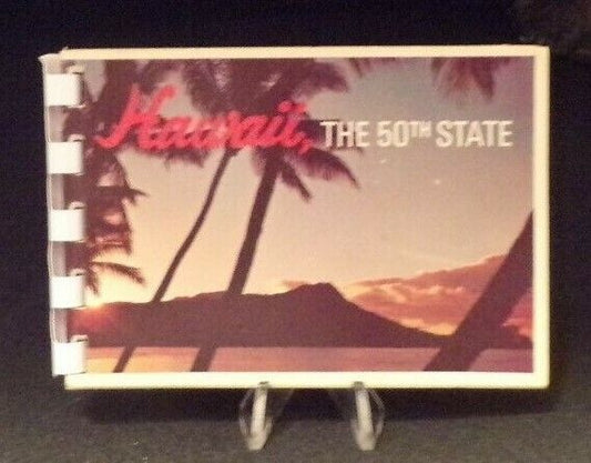 Hawaii, The 50th State Mini Post Card Set