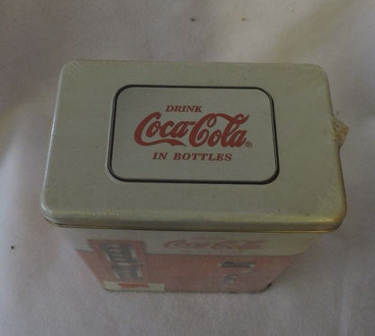 Coca-Cola Old Fashioned Vending Machine Tin Collectable (1997)
