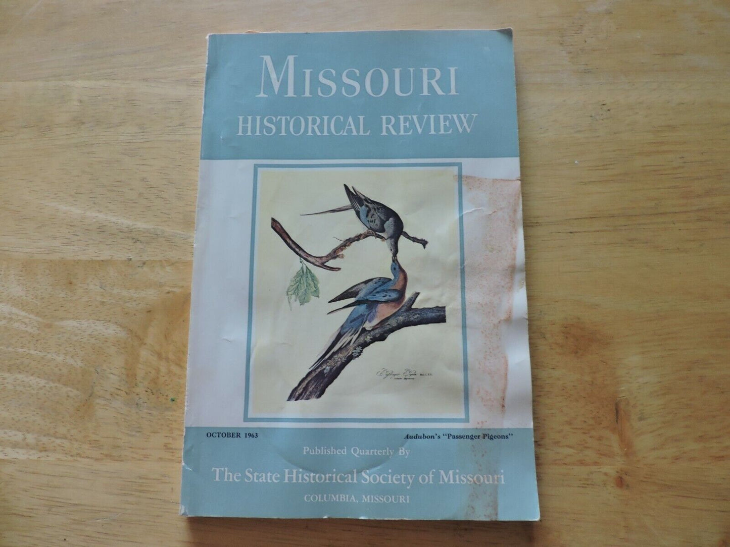 Missouri Historical Review Booklet October 1963
