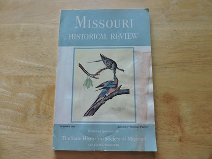 Missouri Historical Review Booklet October 1963