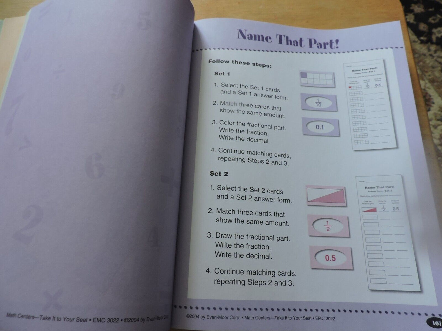 MATH CENTERS GRADES 3-4  WORKBOOK