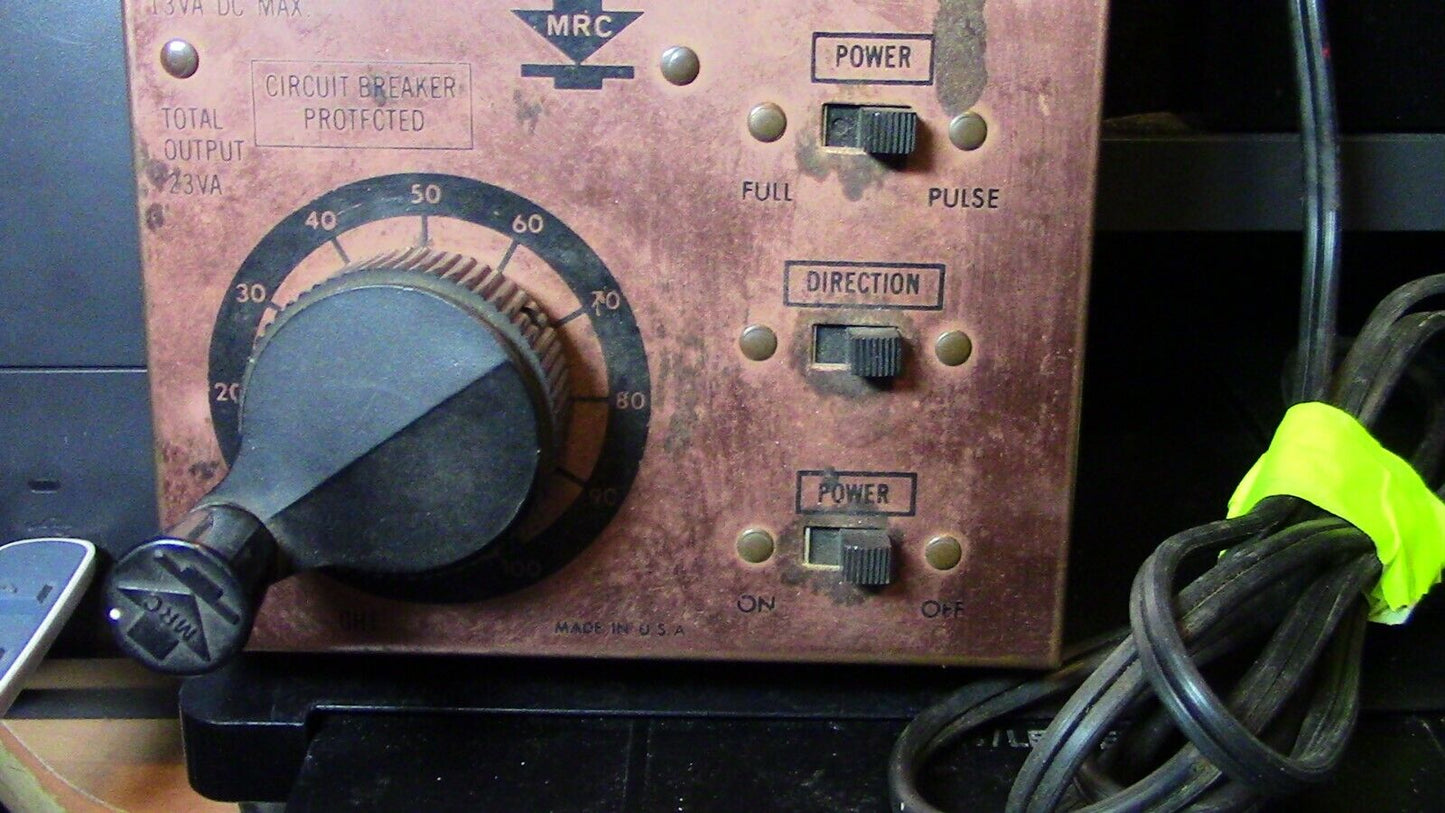Hobby Transformer: Throttlepack HO Model 501, Model Rectifier Corp.