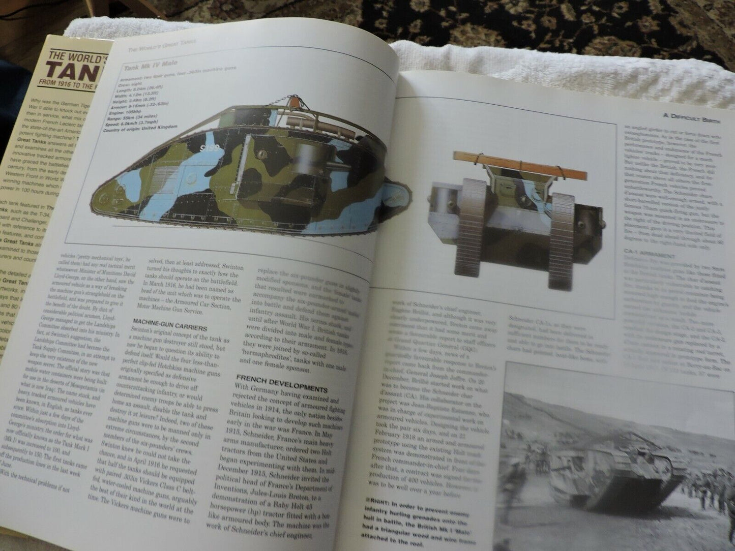 THE WORLD'S GREAT TANKS FROM 1916 TO THE PRESENT DAY--ROBERT FORD 1997