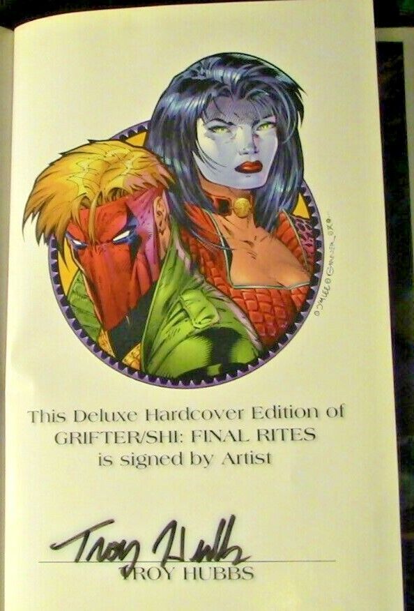 Grifter-Shi "FINAL RITES" Delux Hardcover, 1996 First Edition (Artist Signed)