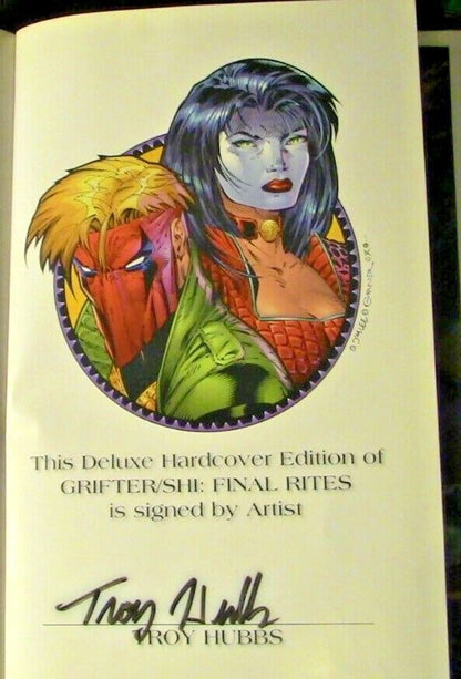 Grifter-Shi "FINAL RITES" Delux Hardcover, 1996 First Edition (Artist Signed)