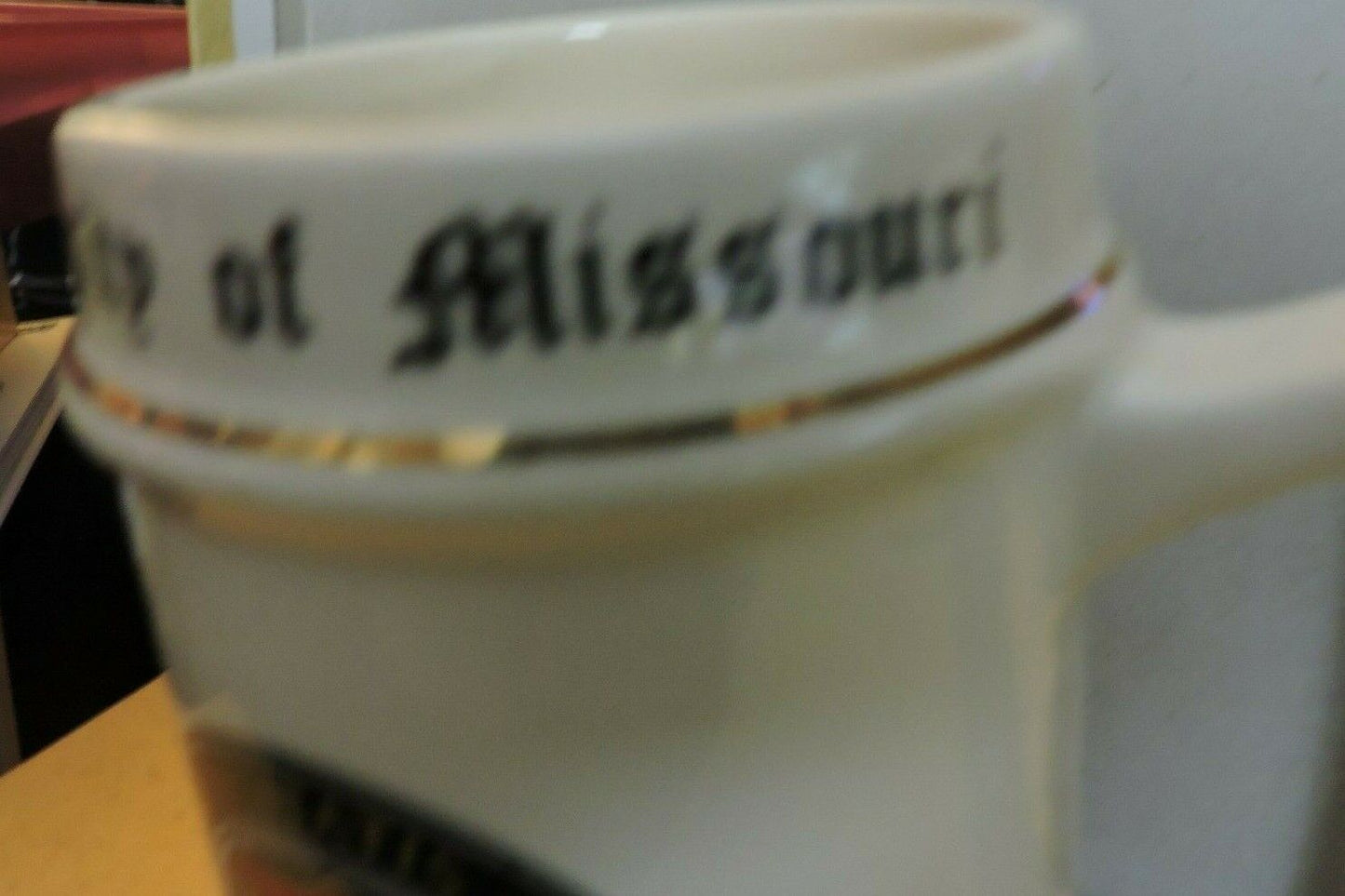 UNIVERSITY OF MISSOUR MDCCCXXXIX (1829) MUG