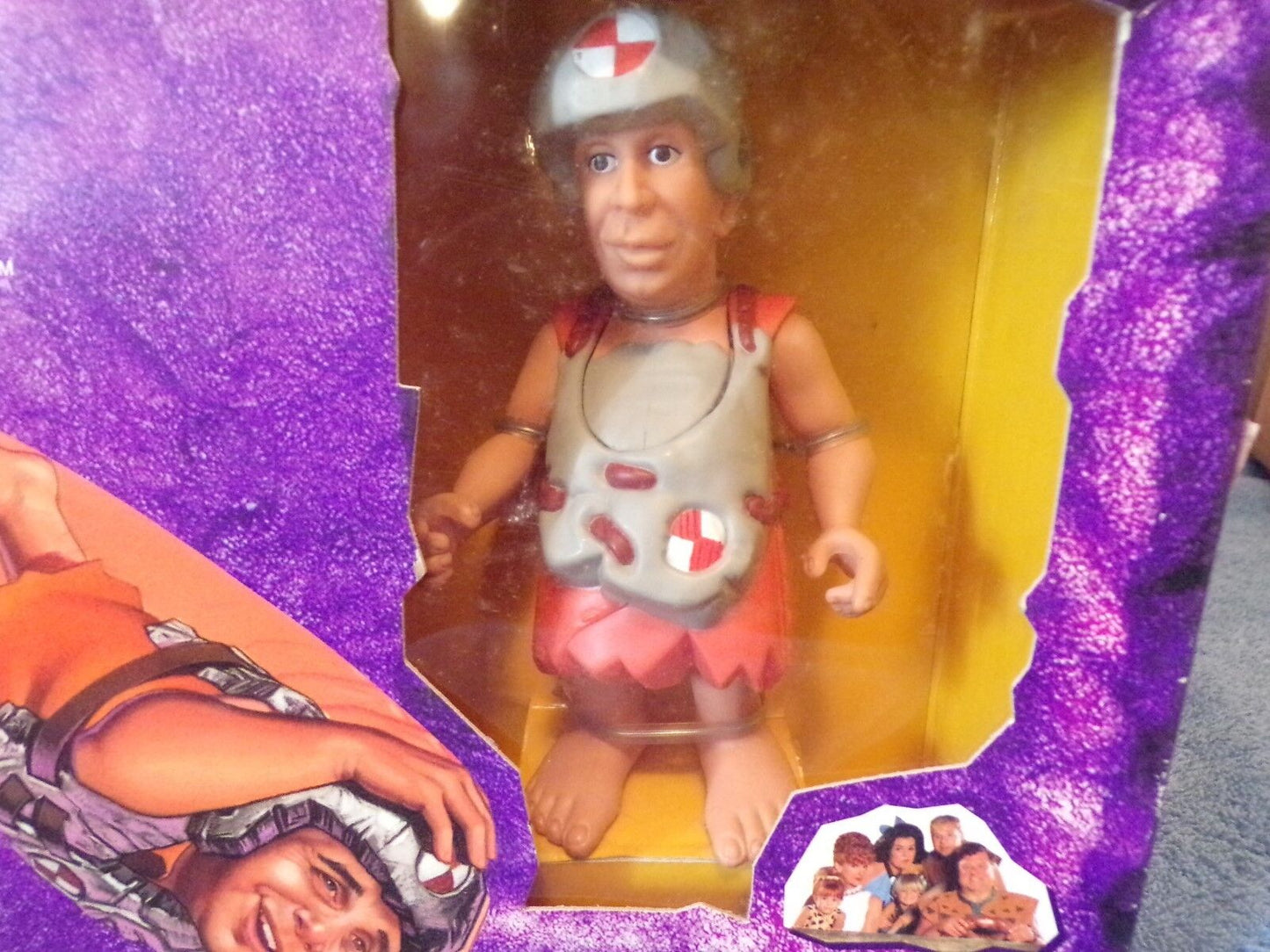 The Flintstones "Crash Test Barney" With Catapult Accessory