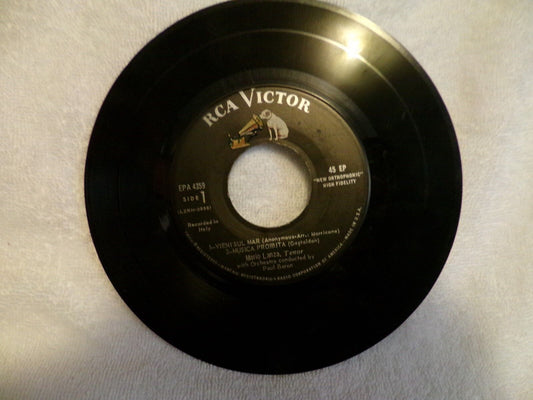 Mario Lanza Presents:Vieni Su Mar/Musica Proibita/Serenata & Lolita Vinyl Record