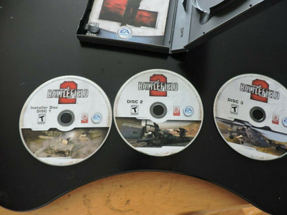 BATTLEFIELD 2:   3 DISC GAME--2005--PC GAME--RATED T (TEEN)