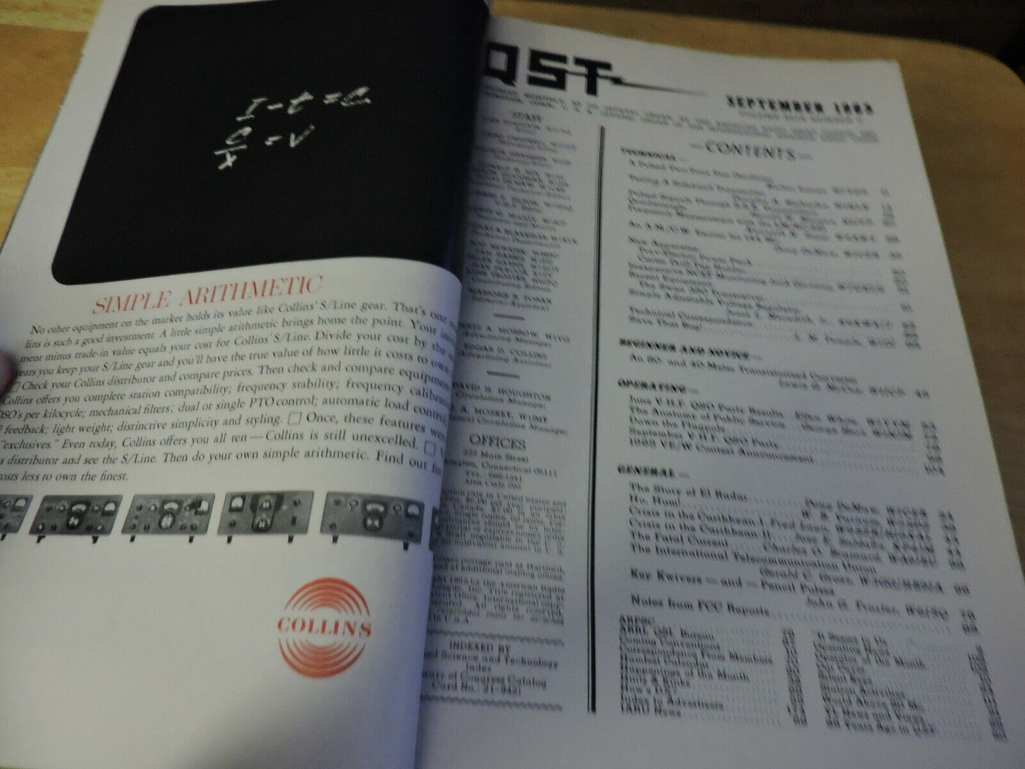 QST AMATEUR RADIO MAGAZINE SEPTEMBER 1965