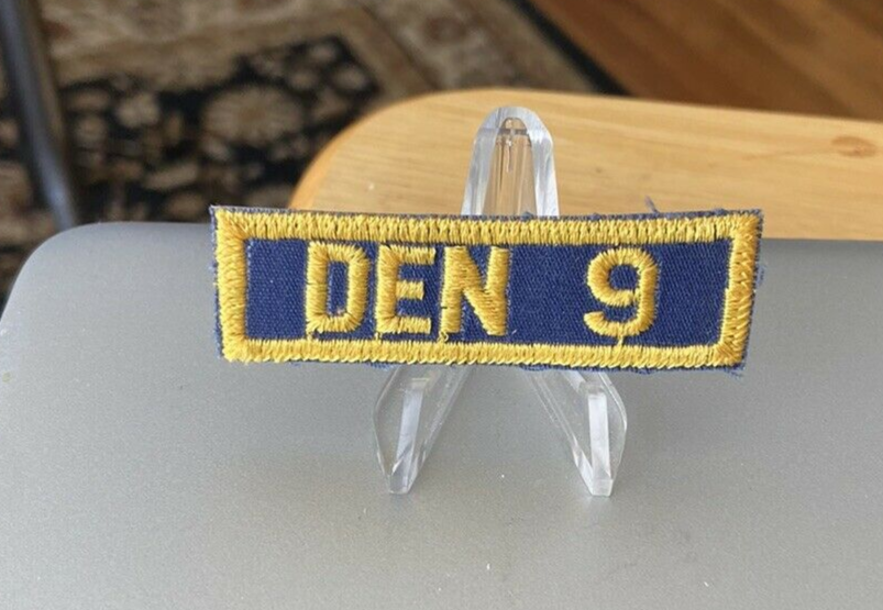 Official Cub Scout Den 9 Patch