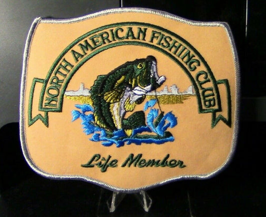 North American Fishing Club:  6" Life Member Patch