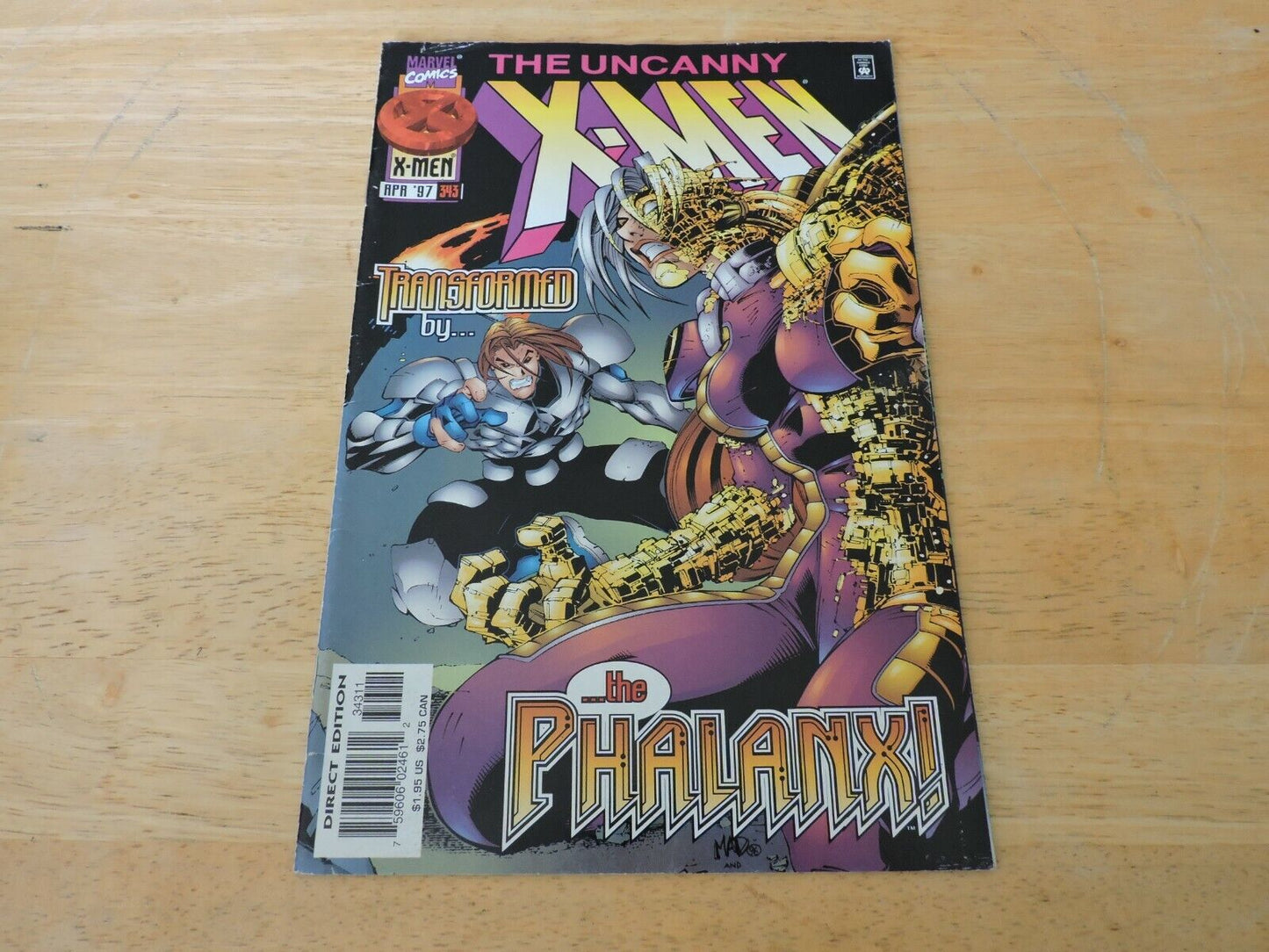 The Uncanny X-Men Issue 343 TRANSFORMED BY THE PHALANX!