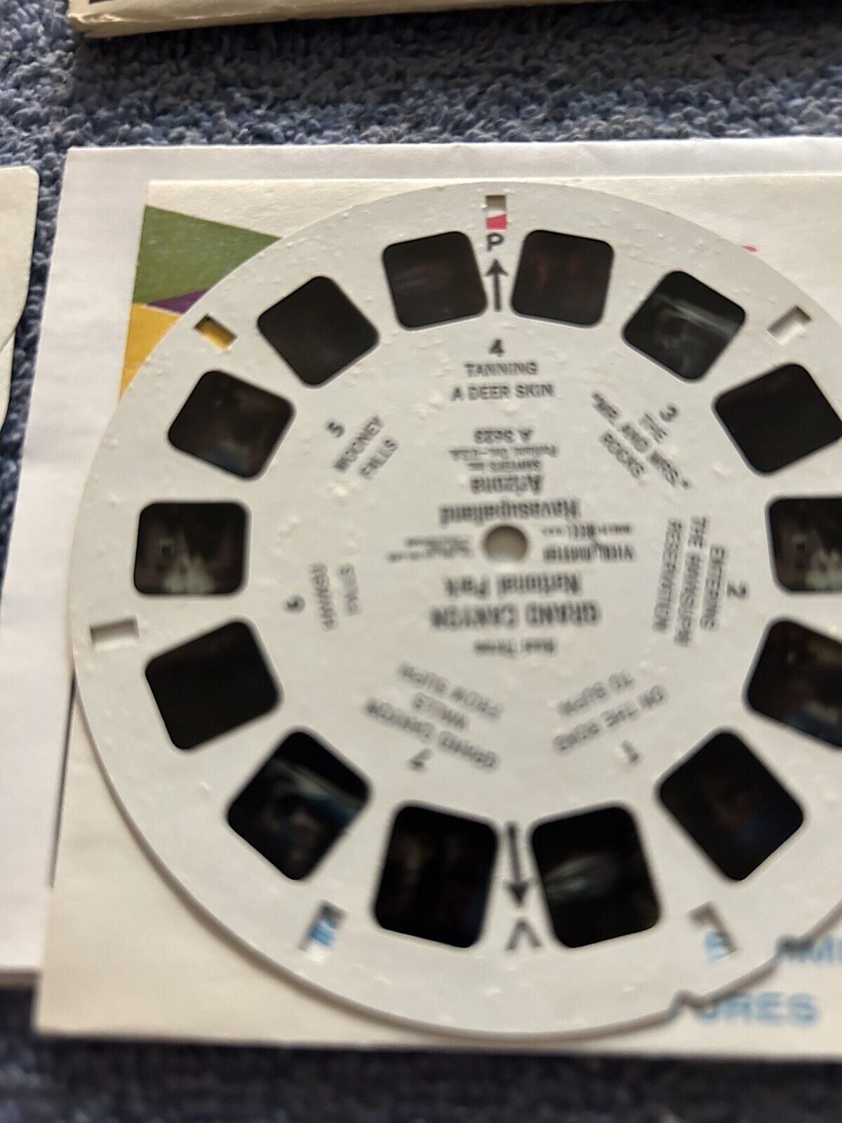 VIEW MASTER 3D REELS:  GRAND CANYON 3 REELS--OPENED PACKAGE