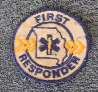 First Responder Round Patch 3 1/4"