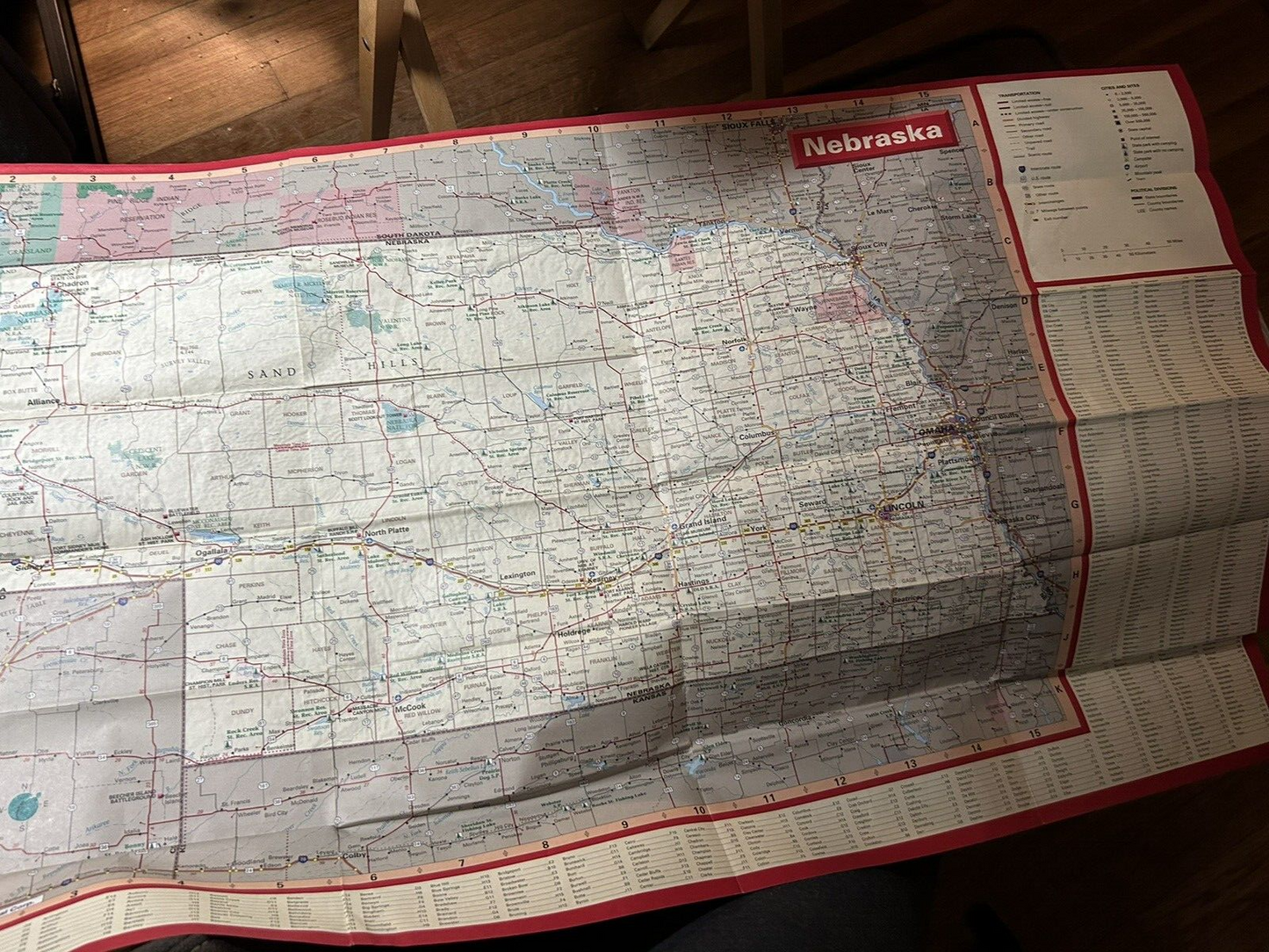 UNIVERSAL MAP: NEBRASKA ROADMAP  NO DATE