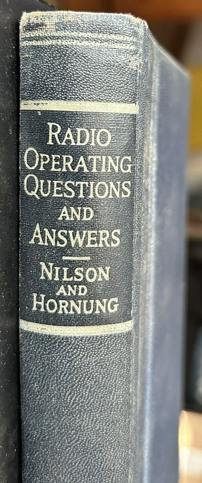 Softcover: Radio Operating Questions and Answers-Nilson and Hornung (1948)