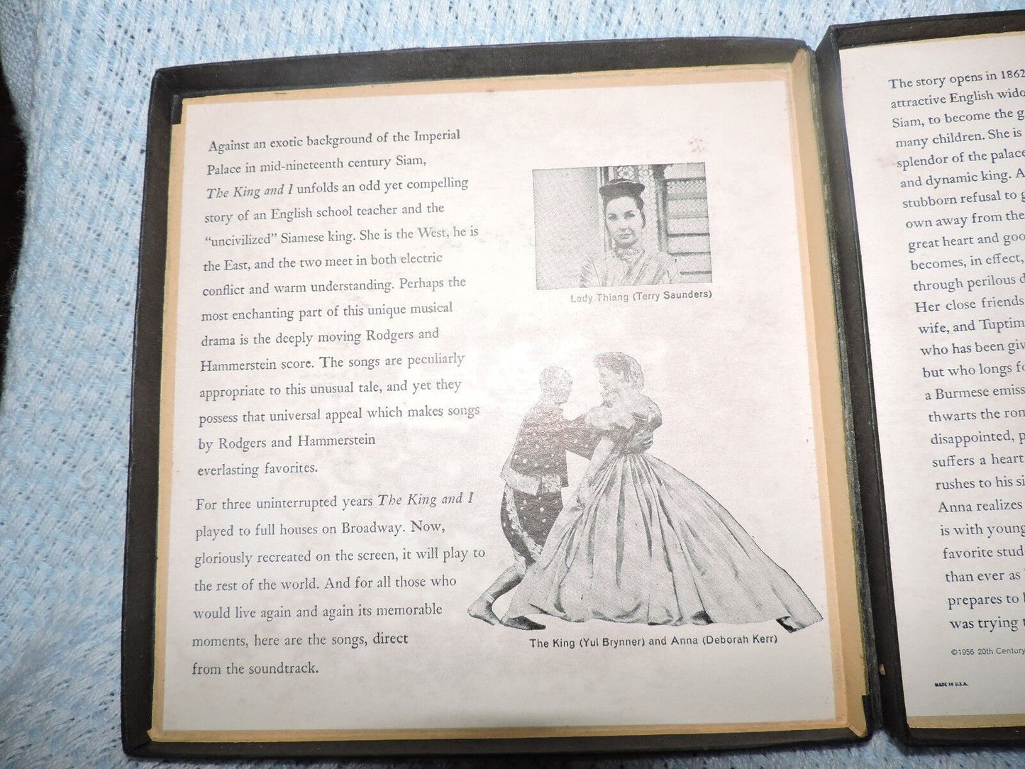 THE KING AND I - 3   RECORD SET - 45 RPM-  CAPITOL RECORDS
