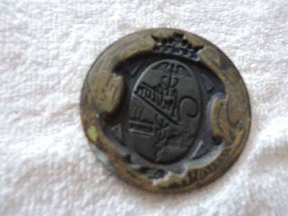 WALTON MEDICAL  CREST BRASS DISC 2.5 INCH ROUND