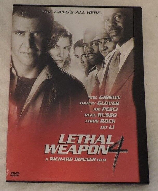 Lethal Weapon 4 (DVD, 1998, Premiere Collection) Widescreen-Gibson/Glover/Pesci