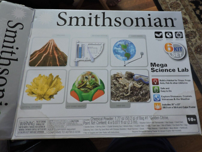 Smithsonian Mega Science Lab 6 Kit Set #49009 (BSA Edition 2015) - BRAND NEW!