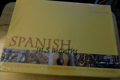 SPANISH IN 3 MONTHS CD LANGUAGE COURSE NIB