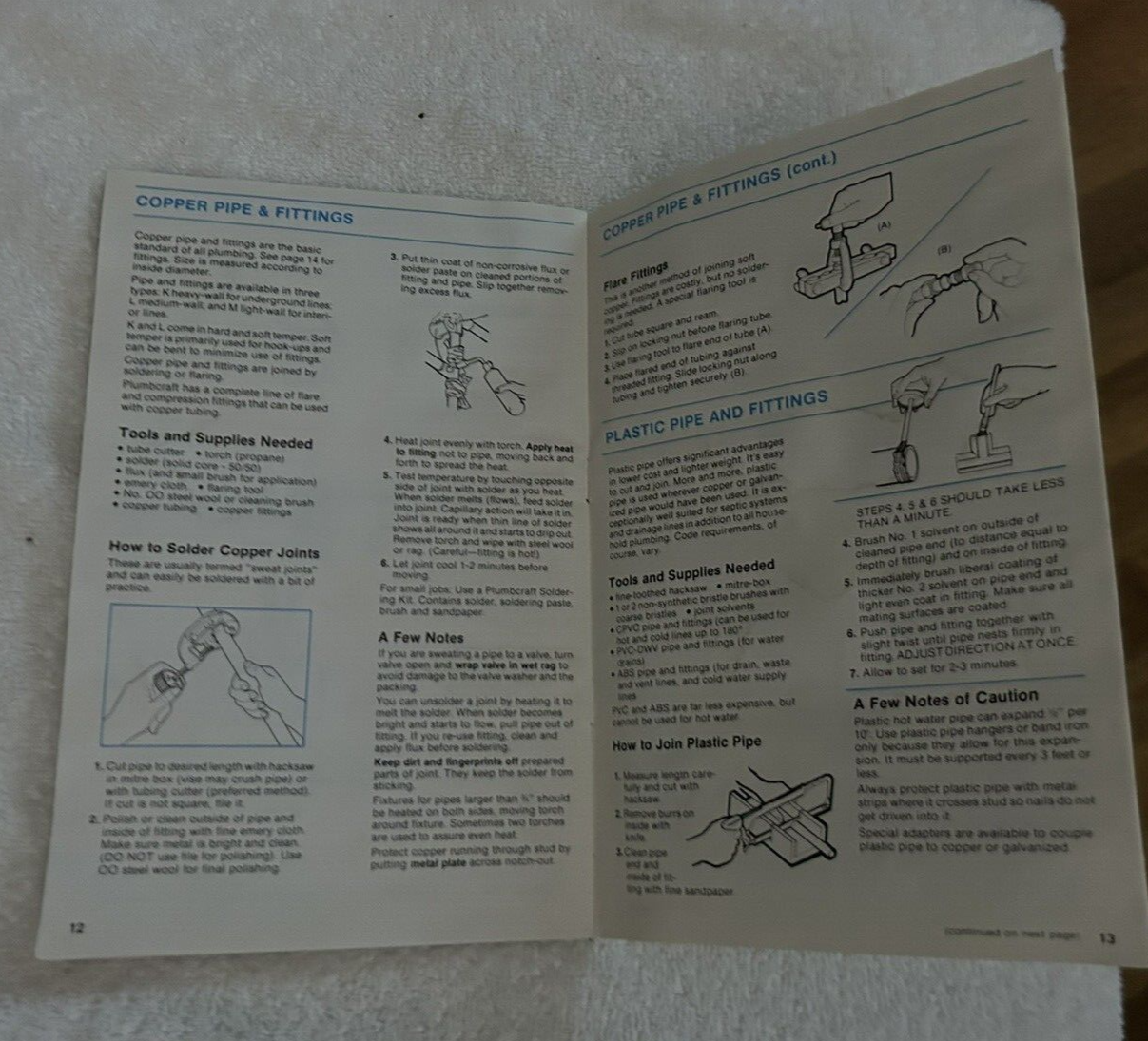 PLUMBCRAFT: BASIC PLUMBING BOOKLET  1986