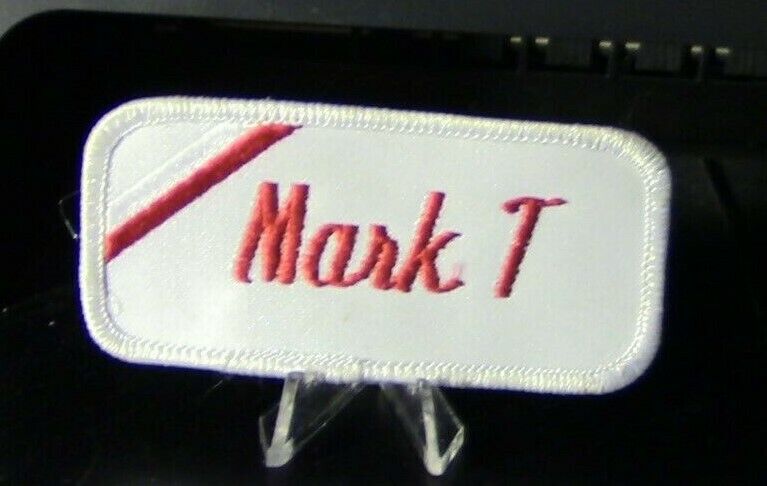 Automotive Repair Name Tag Patch: "Mark T"