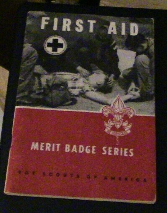 BSA-Merit Badge Series "First Aid" 1963 Printing