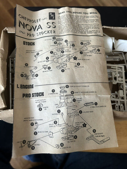 AMT Model: Chevy Nova SS Pro Stocker (Unassembled)