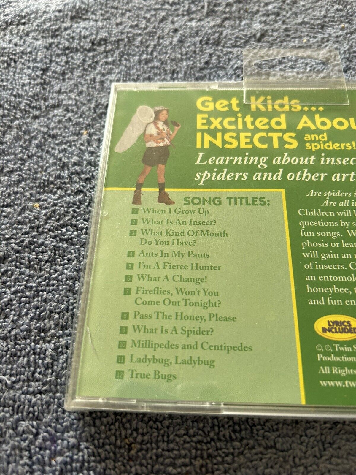 SCIENCE SERIES: INSECTS AND SPIDERS AGES 4-9  CD 1999