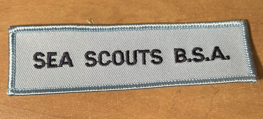 BSA: "Sea Scouts BSA" Blue Uniform Patch (Brand New)