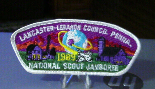 BSA Council Patch LancasterLebanon Council Pennsylvania Patch1989 Jamboree