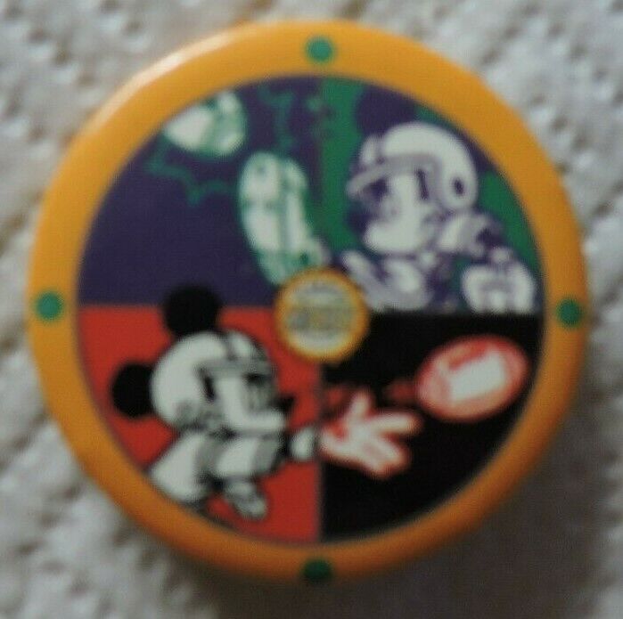 FOOTBALL MICKEY  1.75 INCH PIN