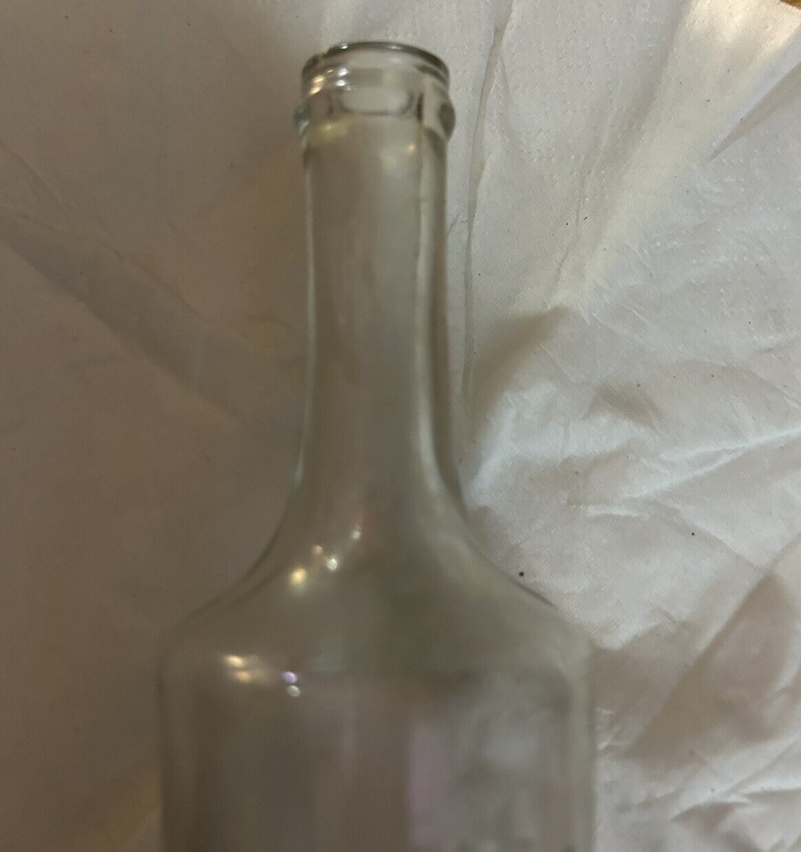 CLEAR  LONG NECK ROUND BOTTLE COLGATE & COMPANY NEW YORK, 5.5X1.5 INCHES