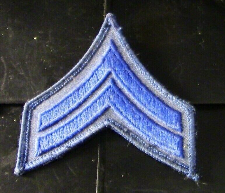 Blue on Blue Corporal Stripes