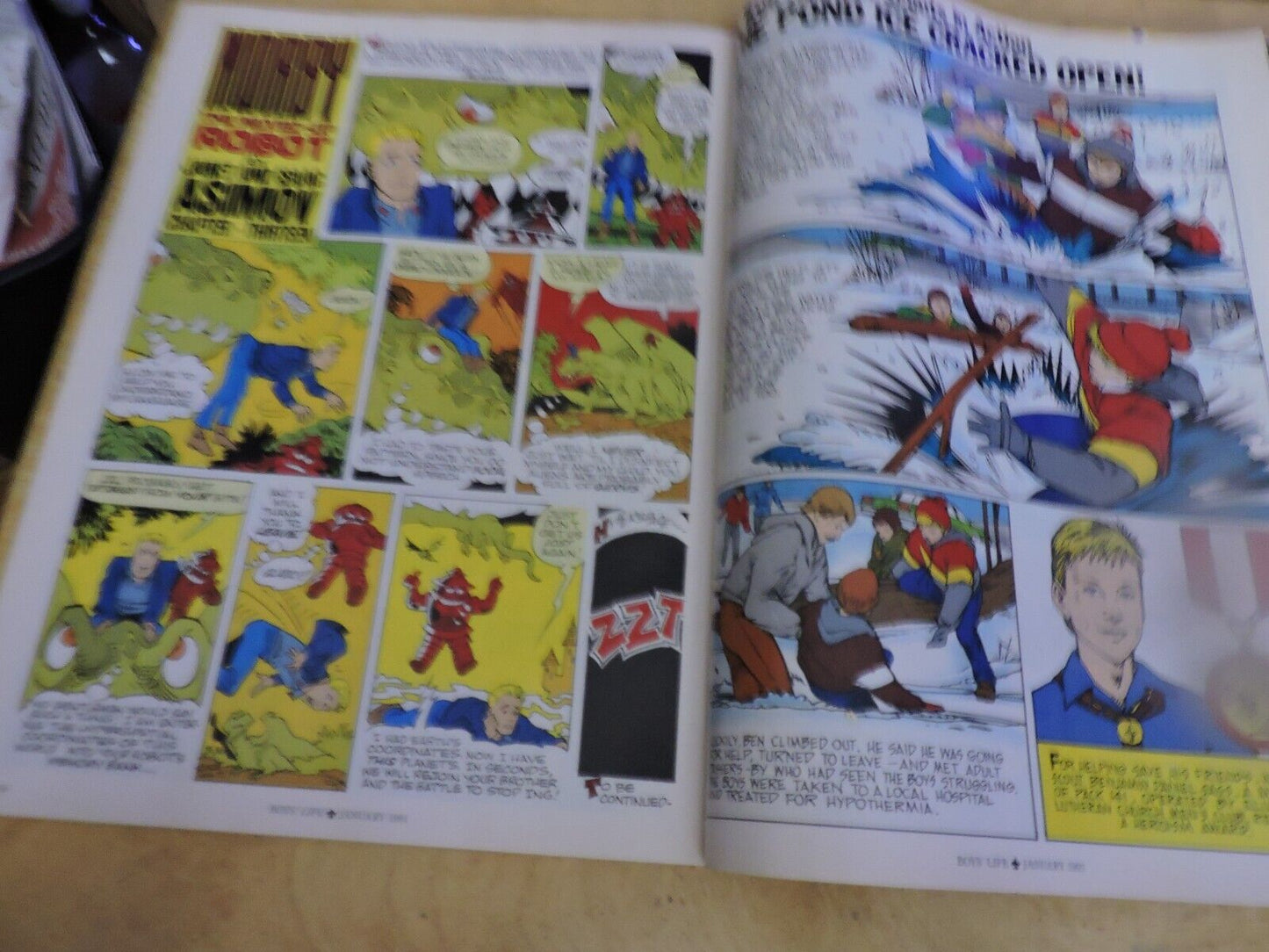BOYS' LIFE MAGAZINE: JANUARY 1991 TOMMY MOE: DOWNHILL TO THE OLYMPICS