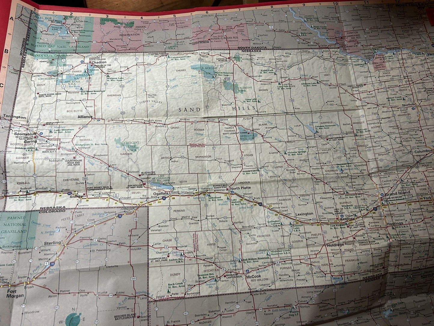 UNIVERSAL MAP: NEBRASKA ROADMAP  NO DATE