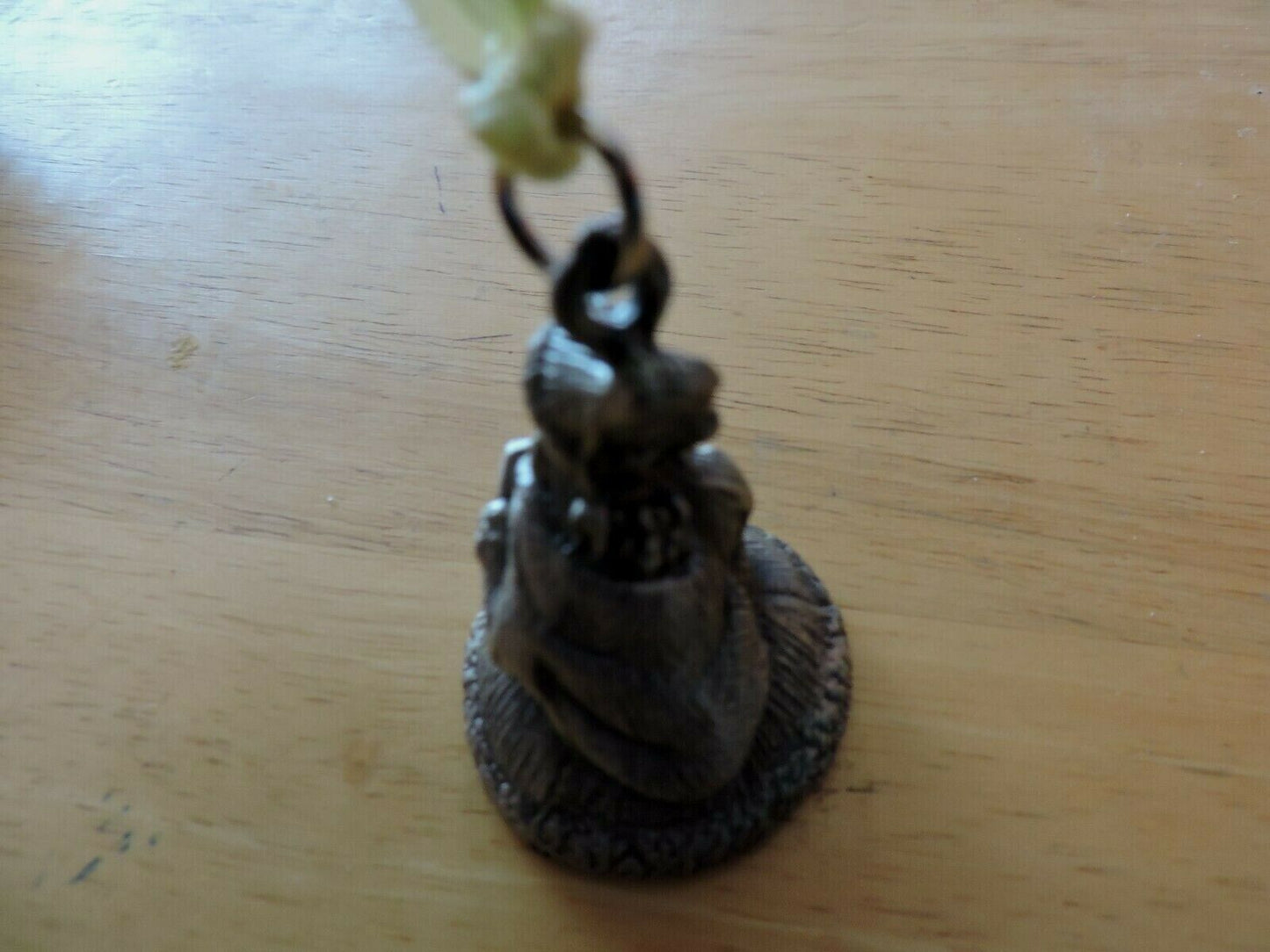 PEWTER SANTA ORNAMENT 2 X 1.5 INCHES