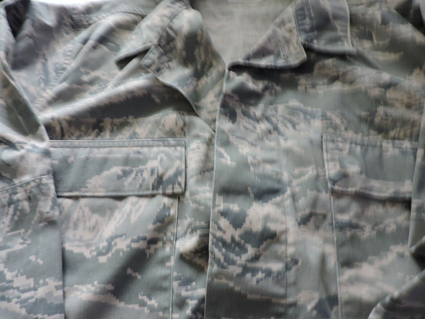 ARMY WOODLANDS CAMOUFLAGE SIZE 46 REGULAR UNIFORM SHIRT