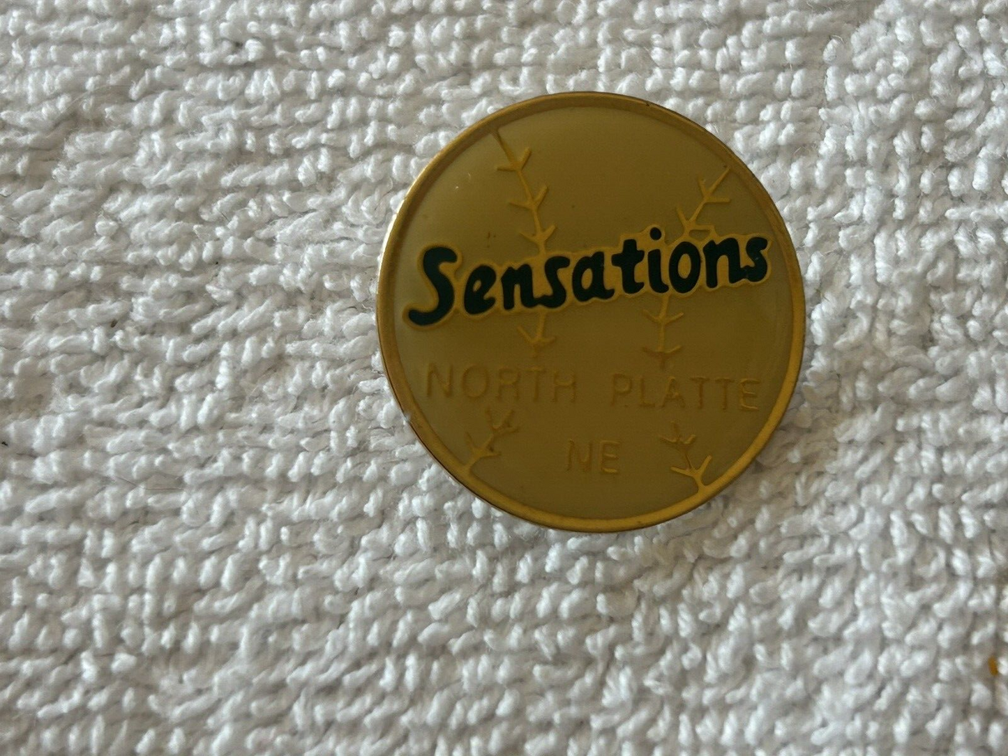 SOFTBALL PINS:  (3) SENSATIONS, STINGERS, SOFTBALL,
