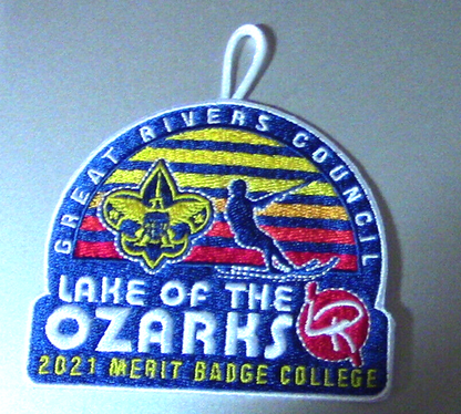 OFFICIAL BSA: Great Rivers Council 2021 Merit Badge College Button Patch