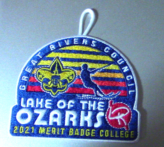 OFFICIAL BSA: Great Rivers Council 2021 Merit Badge College Button Patch