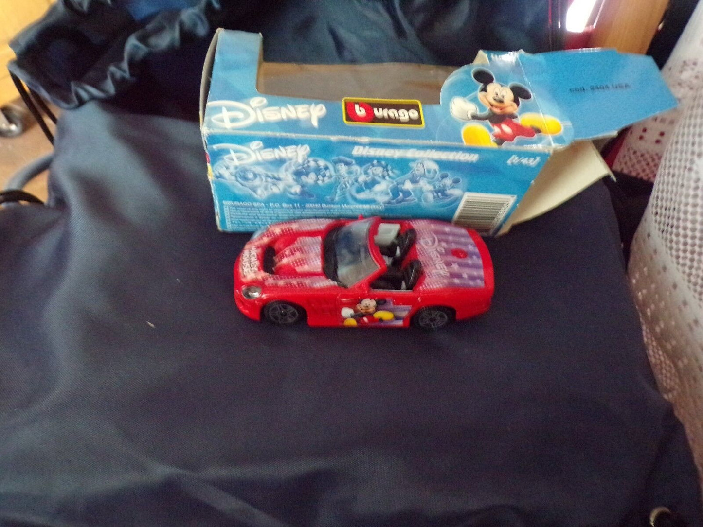 Disney Burango  Mickey Mouse Themed Toy Car Collectable