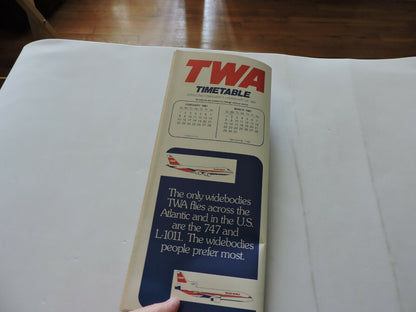 TWA  TIMETABLE   FEBRUARY 1-28, 1981