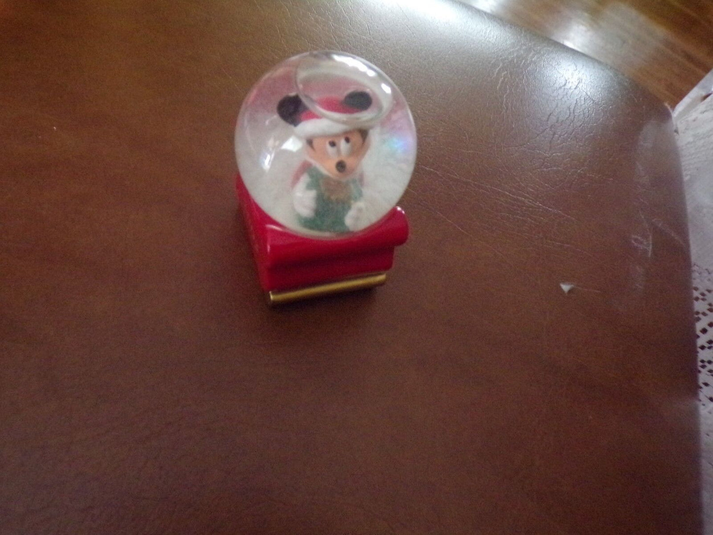 Vintage Mickey Mouse Mini-Snowglobe
