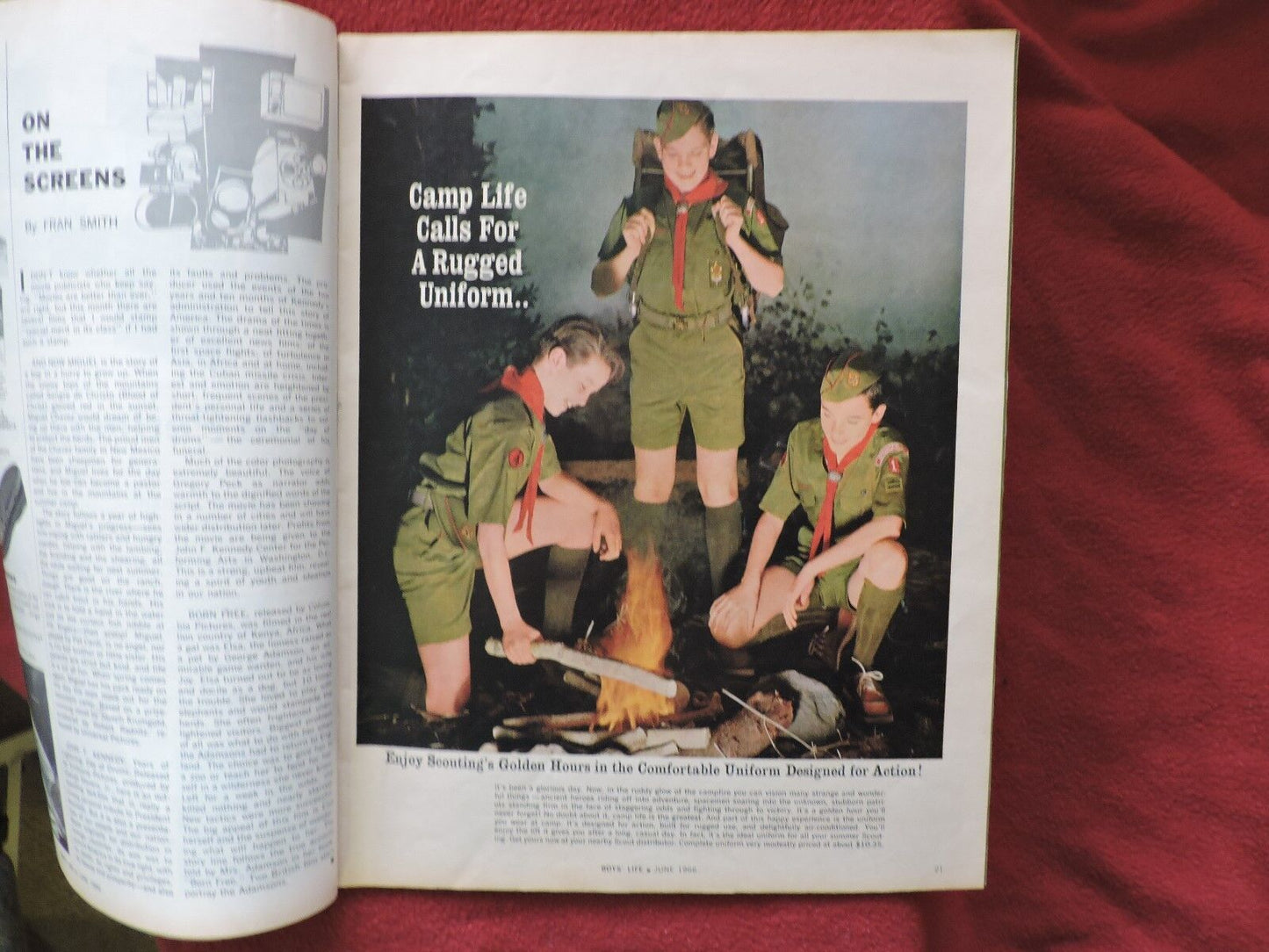Boys Life Magazine -June 1966 Snorkel with Turtle
