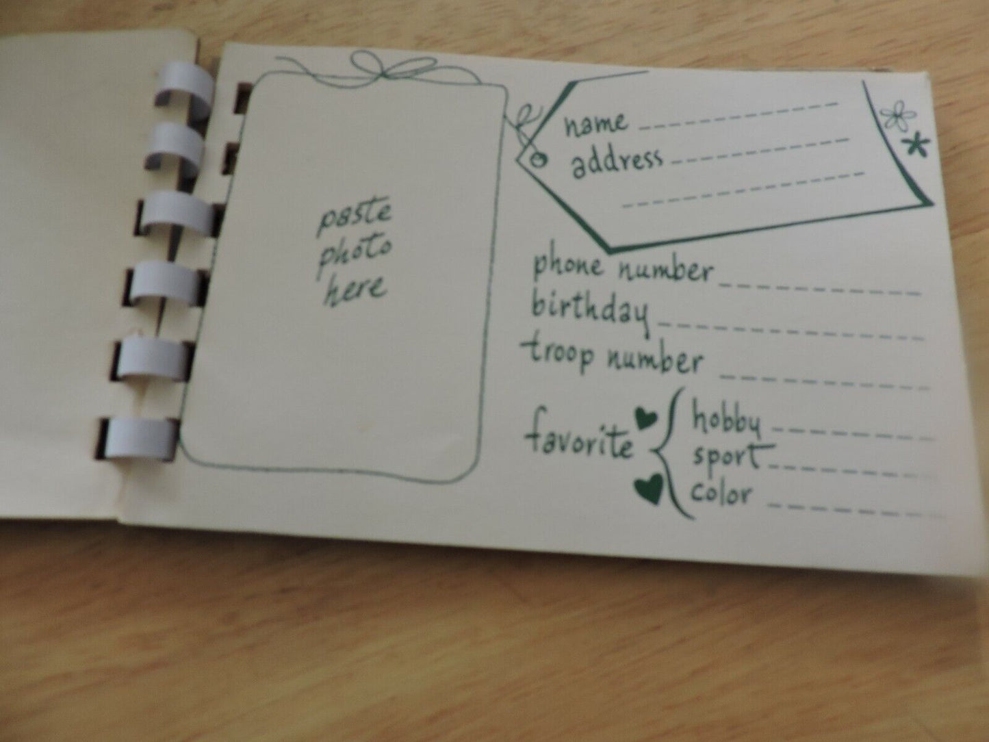GIRL SCOUTS OF AMERICA, FRIENDSHIP BOOK