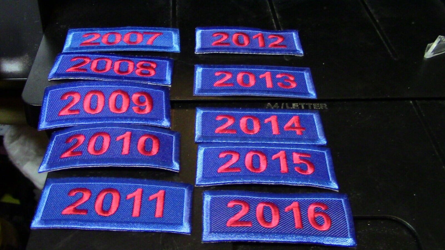 National Pistol Shooters Participant Segments (10 Patches) 2007-2017