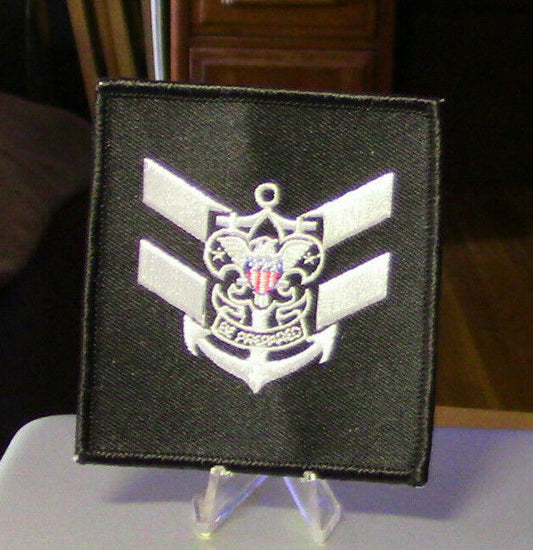 BSA: Sea Scouts "Crew Leader"  Black Uniform Youth Office Patch